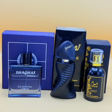 🌹 Shagaf + Morina + Inam – Elegant 3 Perfume Bundle (100ml Each)