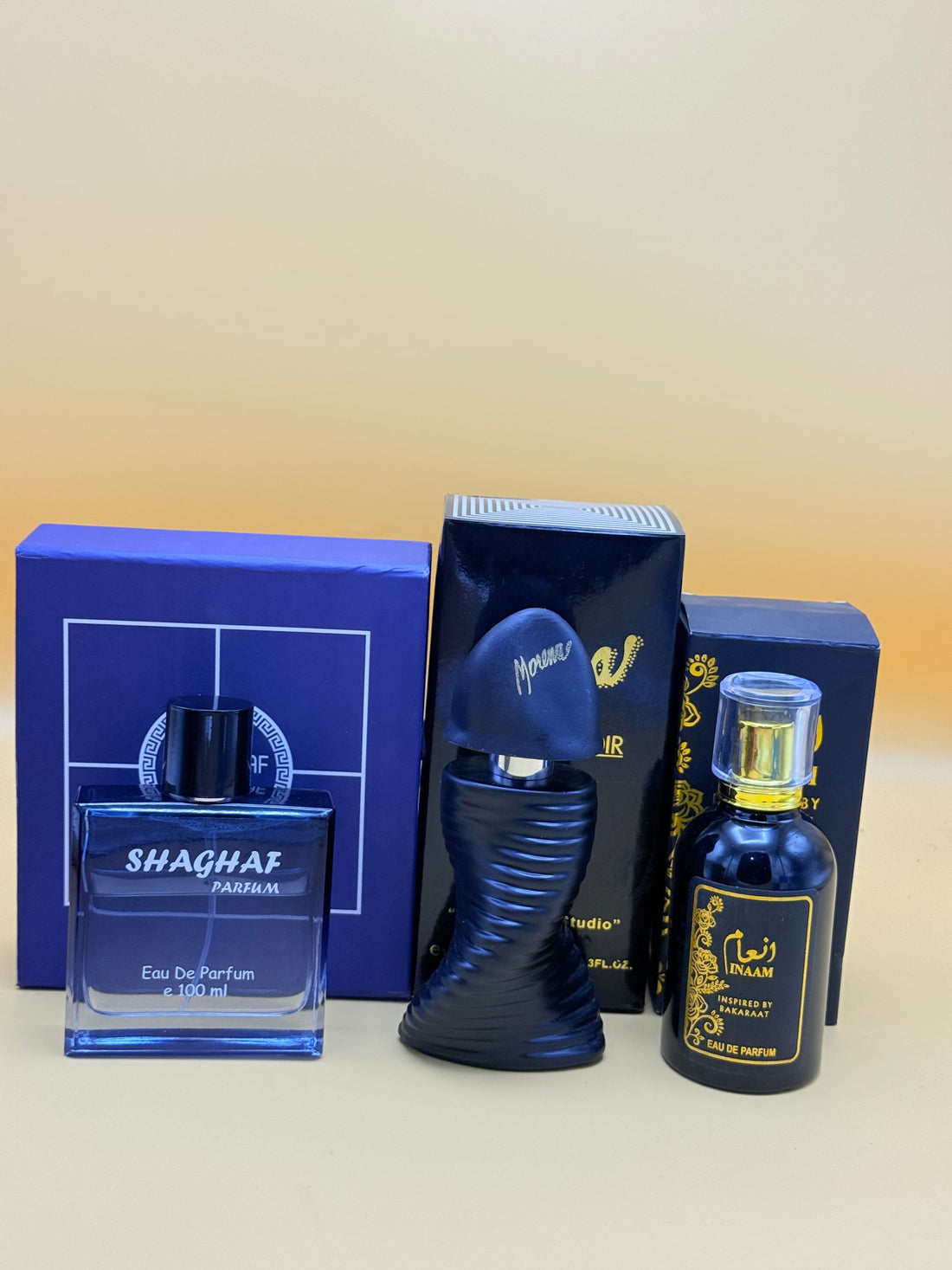 🌹 Shagaf + Morina + Inam – Elegant 3 Perfume Bundle (100ml Each)