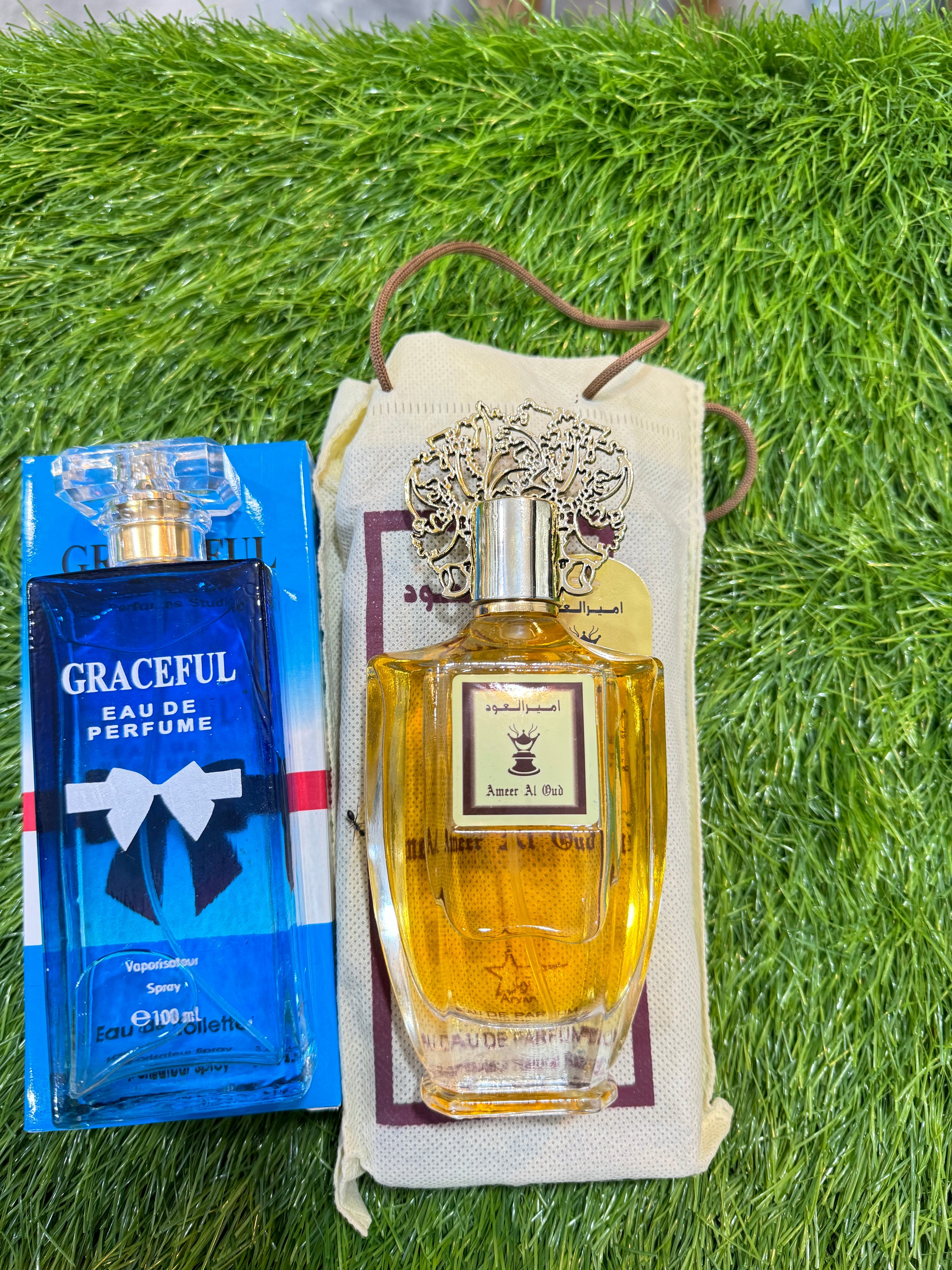👑 Ameer Al Oud + Gracefull – Premium Unisex Perfume Combo (100ml Each)