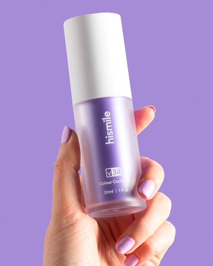 💜 Hismile V34 Purple Teeth Whitening Foam – Instantly Brighten Your Smile!
