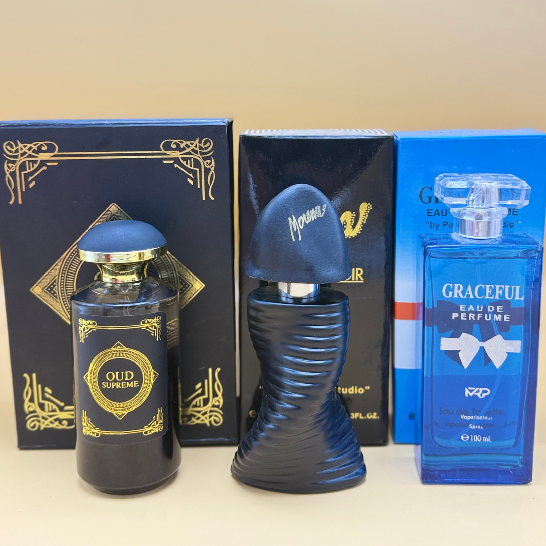 💫 Oud Supreme + Morina + Gracefull – Premium Perfume Trio (100ml Each)