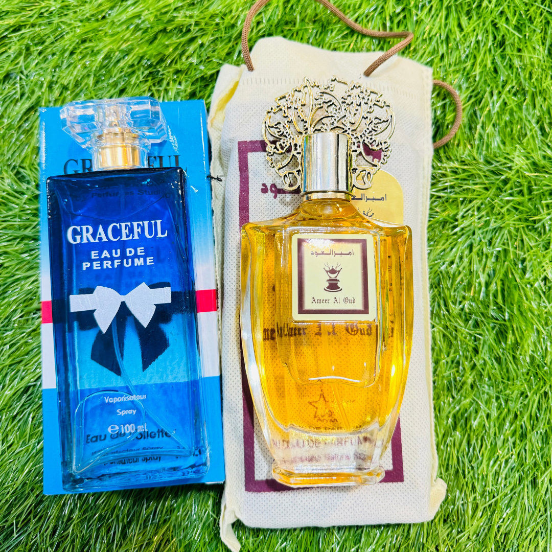 👑 Ameer Al Oud + Gracefull – Premium Unisex Perfume Combo (100ml Each)