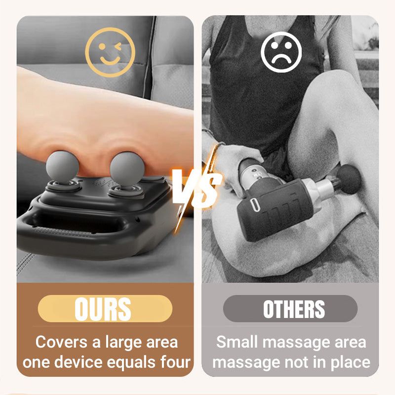 4-Head Deep Tissue Massage Gun – Full Body Relief 💪✨