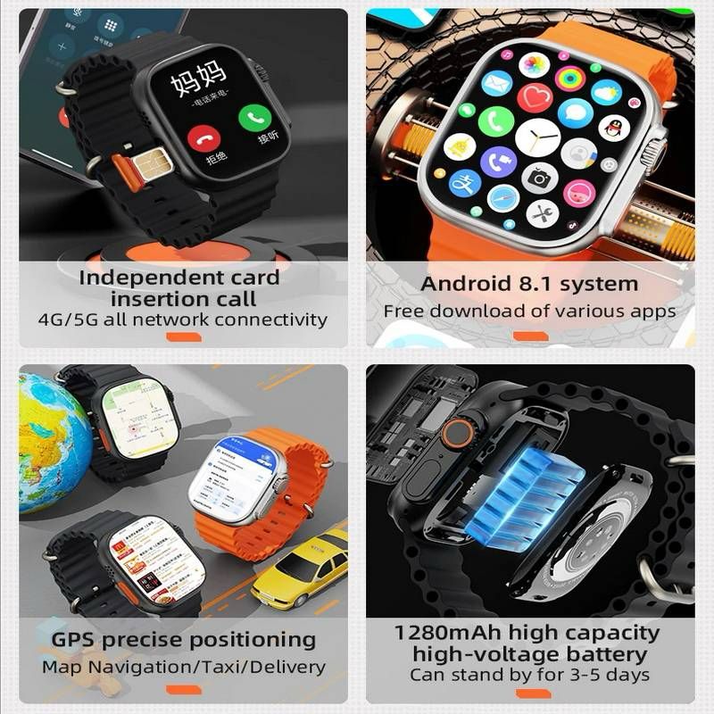 ⌚ S9 Dual Camera &amp; SIM 4G/5G Smartwatch – Ultra Series