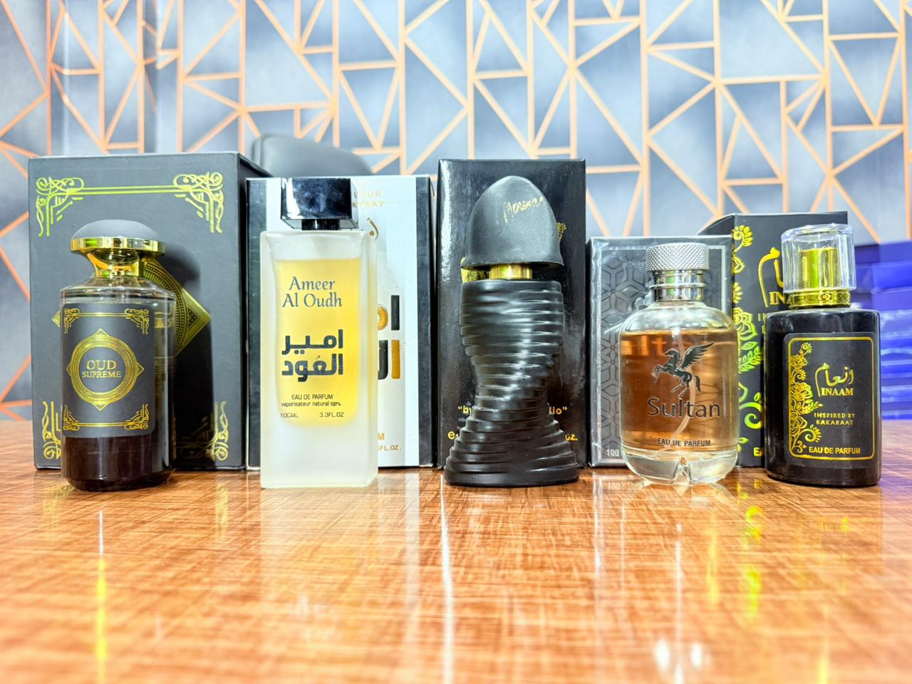 🌟 Premium Perfume Bundle – Oud Supreme, Ameer Ul Oud, Inam, Morina &amp; Sultan (5 in 1)