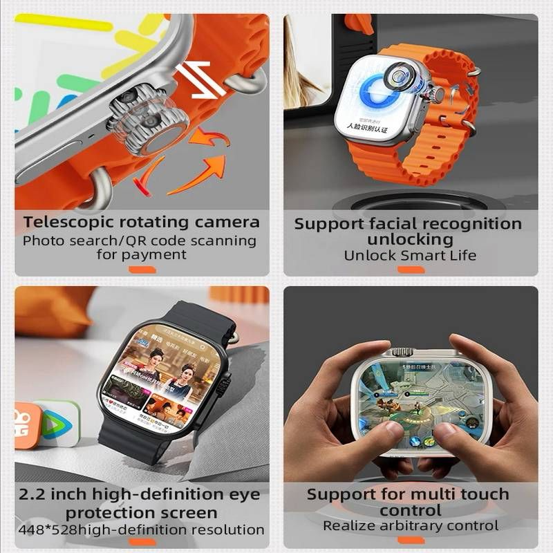 ⌚ S9 Dual Camera &amp; SIM 4G/5G Smartwatch – Ultra Series